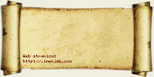 Nina Jakupi vizit kartica